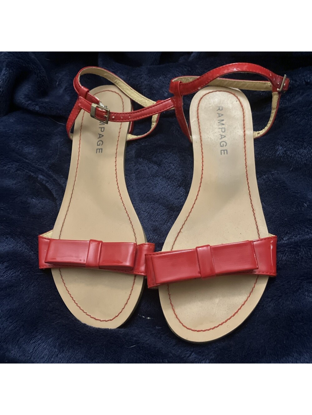 Red Rampage Open Toe Sandals - Picture 1 of 7